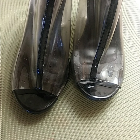 Clear ankle heels - Picture 3 of 4